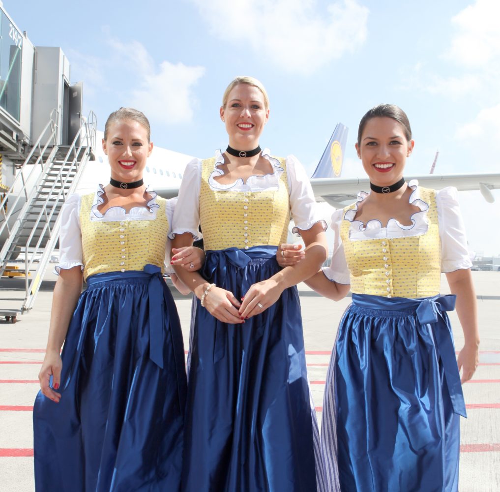 Lufthansa Crew Takes Off In Traditional Bavarian Dress 