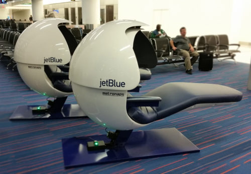 Complimentary napping pods coming to JetBlue's T5 at JFK Airport