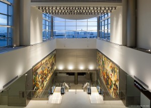 Murals in MIA South Terminal now - courstey Steven Brooke Studio