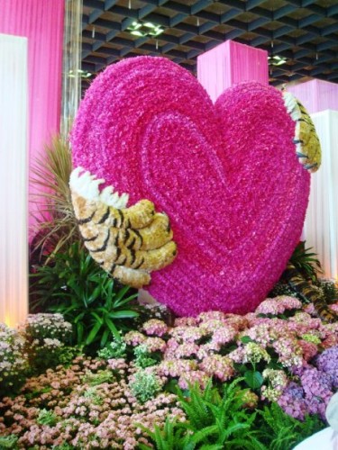 Changi Airport Valentine Decoration