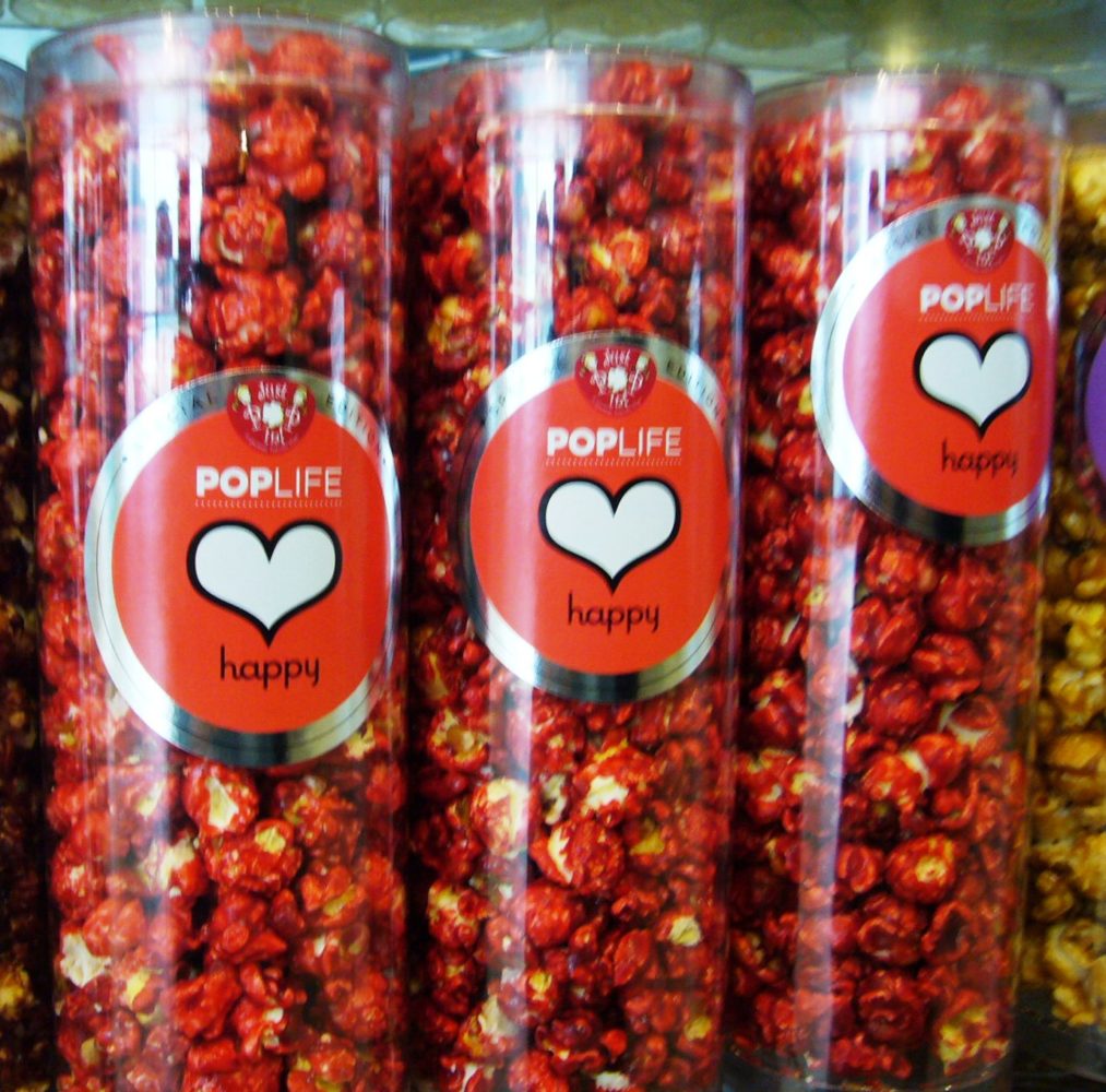 Snack Saturday Happy, Dizzy popcorn at Indianapolis Airport Stuck at