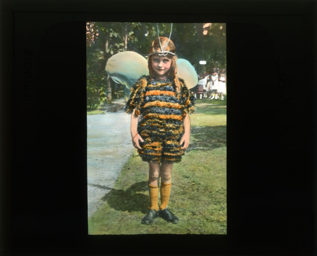Girl in bee costume. Field Museum 