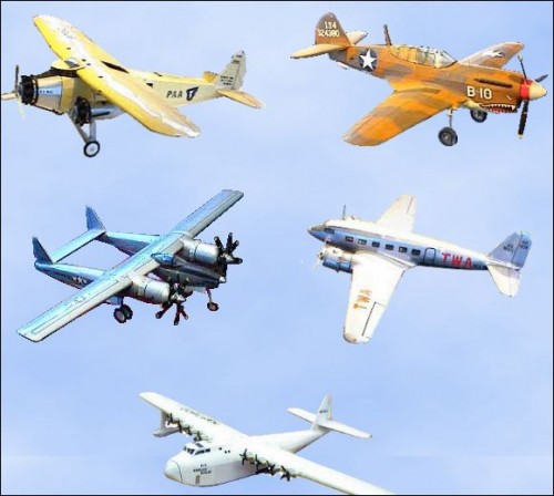LAX Flight Path Museum airplane models
