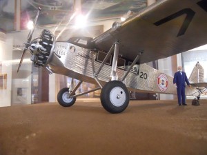Hamiltion Metalplan at aviation museum inside Milwaukee Mitchell Int'l Airport 