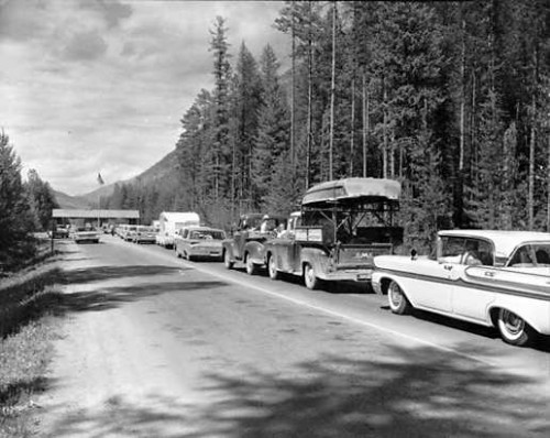Glacier National Park visitors 1960