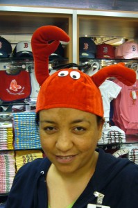 Lobster Hat for sale at Boston Tops shops