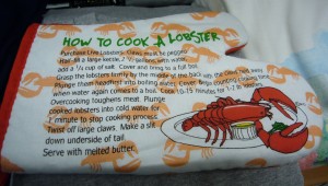 How to cook a lobster pot holder