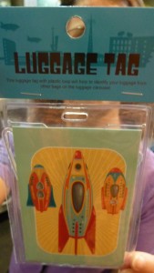 Luggage tags for intergalactic travel