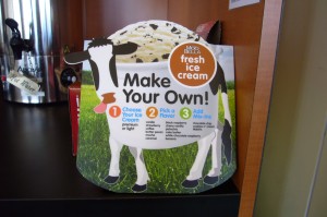 Make-your-own ice cream