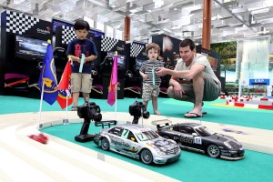 Changi Airport Grand Prix Festival remote control cars