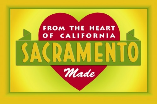 Sacramento Made fruit crate label