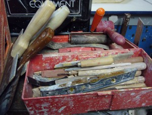 A potter's tool box