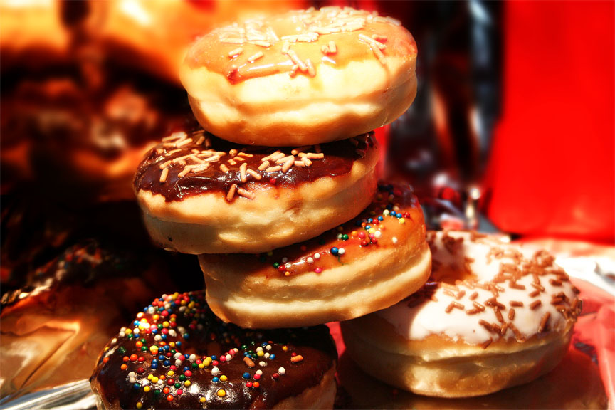 mmm.. donuts at Kelowna International Airport Stuck at the Airport