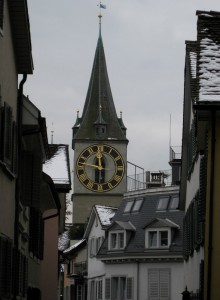 Zurich St. Peter's Church Clocktower