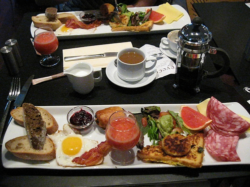 Copenhagen Airport - breakfast