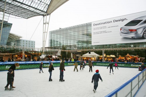 Munich Airpot ice skating rink