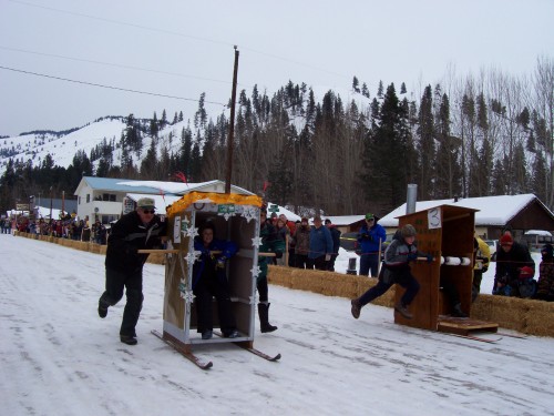 Conconully Outhouse races
