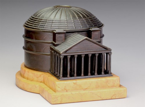 SFO miniature buildings exhibit Pantheon, Rome