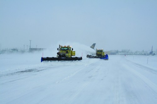 Buffalo Niagara International Airport snow plow