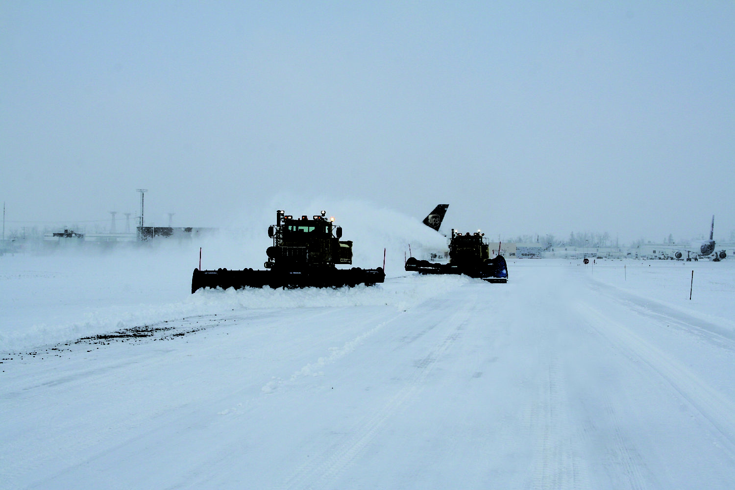 Buffalo Niagara International Airport snow plow