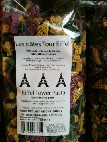 Eifel Tower Pasta