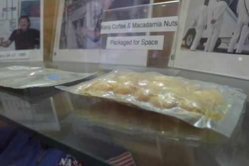 Onizuka freeze-dried macadamia nuts for space