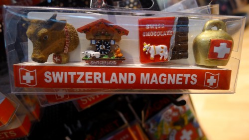 Magnets Swiss souvenirs