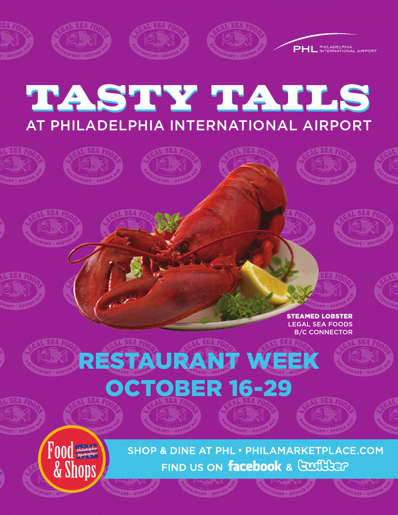 Tidbits for travelers restaurant week at Philadelphia Airport Stuck