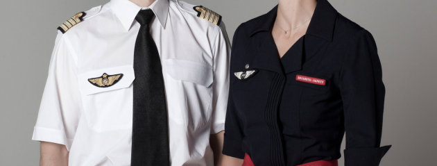 Air France recycling uniforms