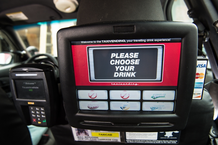 New Orleans_Taxi Vending Touch Screen