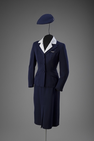 vintage flight attendant uniforms