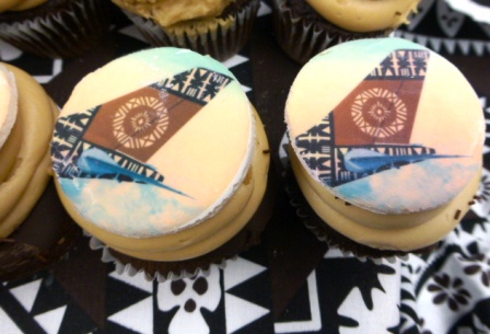 Fiji Airways cupcakes