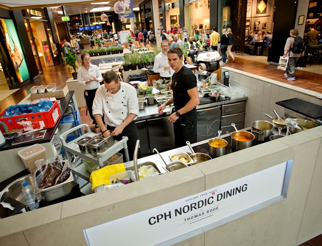 CPH Nording Dining open kitchen