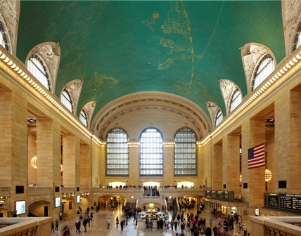 Grand Central Terminal, NYC  Ceiling Mural: Paul Helleu