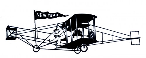 new+year+plane+vintage