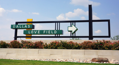 Dallas Love Field Sign