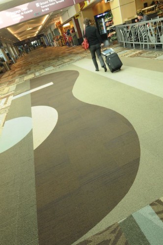 12_Nashville International Airport_ the carpet reflect a celebration of music.