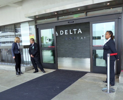 03_Entry to the Delta One premium lounge at LAX will be highly monitored