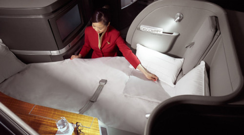 Cathay pacific bed
