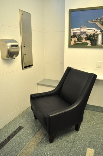 OHare mother's room chair