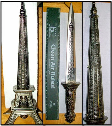 Knife concealed in an Eiffel Tower replica - found at Oakland Airport_edited