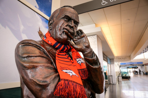 Denver Broncos Statue