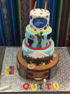 Pastry from Jet Blue’s inaugural Quito flight