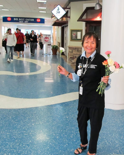 2_Jacksonsville Internatinal Airport offers travelers carnations on Mother's Day and Valentine's Day