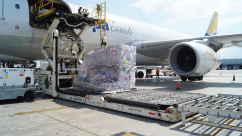 Airlink worked with Avianca Airlines to get earthquake relief supplies to Ecuador