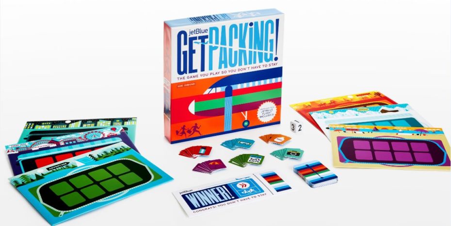 JetBlue's new board game includes a flight Stuck at the