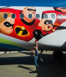 Alaska Airlines’ new Incredibles 2-themed plane