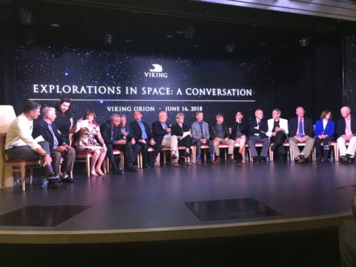 Astronauts discuss space tourism and other topics