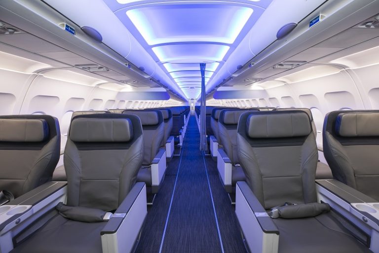 Alaska Airlines shows off first retrofitted Virgin America aircraft ...