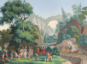 Scenic wallpaper exhibit at San Francisco Int’l Airport